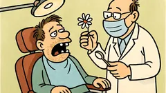 Vtip: U zubára to začalo romanticky