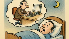 Vtip: Keď sa ti sníva o práci...