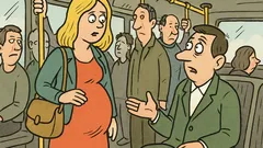 Vtip: Som tehotná, pustíte ma sadnúť?