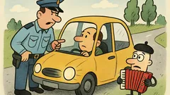 Vtip: Cestná kontrola, policajt hovorí šoférovi…