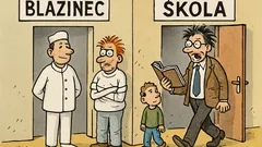 Vtip: Aký je rozdiel medzi školou?