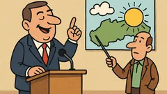 Vtip: Politik je ako meteorológ…