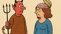 Vtip: Ani čert nevie, čo má v hlave