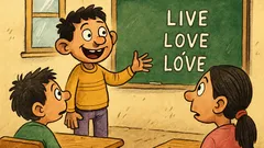 Vtip: Malý Dežko: live, love, lóve