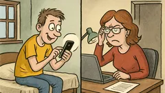 Vtip: Nedočkavý mladík píše: Už mi…