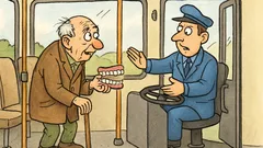 Vtip: Starý pán nastúpi v Detve do autobusu