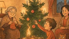 Vtip: Horeli sviečky, horel stromček… a darčeky?