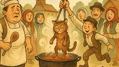 Vtip: V Kocúrkove varili omáčku v kotle