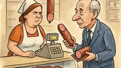 Vtip: Dzurinda kupuje salámu a zdesí sa ceny