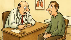 Vtip: U lekára: Fajčíte?
