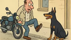 Vtip: Aký je rozdiel medzi motorkou a dobermanom?
