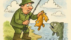 Vtip: Rybár chytí zlatú rybku…