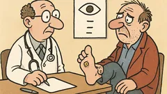 Vtip: Mám problém s kurím okom…