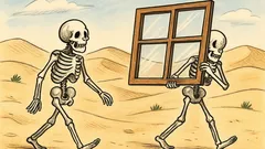 Vtip: Idú dve kostry po púšti…