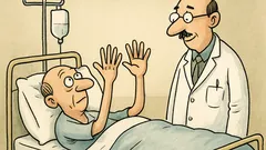 Vtip: Pacient počíta na lôžku…