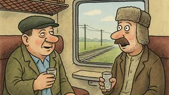 Vtip: Dvaja báťuškovia v kupé expresu