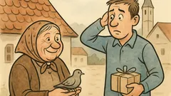 Vtip: Lepší vták v hrsti ako holub...