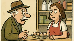 Vtip: Príde deduško do predajne a pýta sa