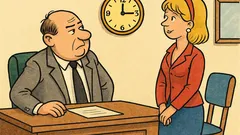 Vtip: Šéf sa pýta sekretárky