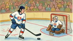 Vtip: Jágr hrá sám proti Slovákom