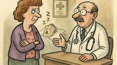 Vtip: Pán doktor, prečo hovorí zo spánku?