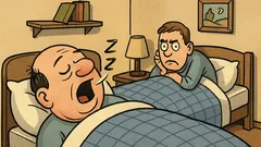 Vtip: Prvý zaspí ten, kto chrápe