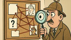 Vtip: Detektív skúma problém zblízka...