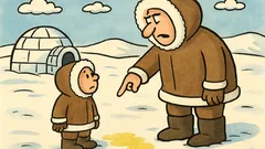 Vtip: Čo od malička učia Eskimáci svoje deti?