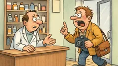 Vtip: Vbehne Fero do drogérie a kričí