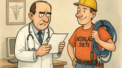 Vtip: Doktor pozerá na faktúru za sieť