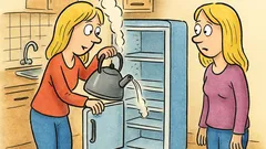 Vtip: Blondínka sa pýta: Načo horúca voda?