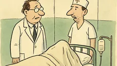 Vtip: Pán doktor, simulant z trinástky zomrel