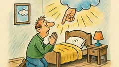 Vtip: Fero sa modlí o sobotu