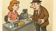 Vtip: Pri pokladni hovorí pán predavačke