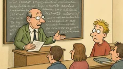 Vtip: Profesor číta Poppera a dá písomku