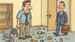 Vtip: Poriadny človek skončí neporiadne