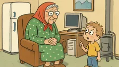 Vtip: Vnúčik sa pýta babky: „Počítač?“