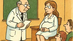 Vtip: Na skúške z pôrodníctva…