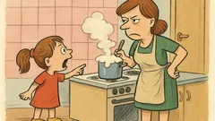 Vtip: Mamička, mamička! Tak sa ma spýtaj?