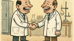 Vtip: Na záver skúšok laboranti potriasali protézami