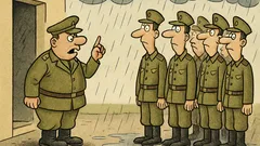 Vtip: Rotmajster hovorí pred útvarom...