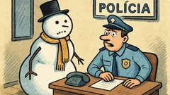 Vtip: Príde snehuliak na policajnú stanicu