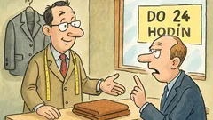 Vtip: Krajčír preberá zákazku od klienta