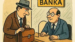 Vtip: Chlap príde vo Švajčiarsku do banky