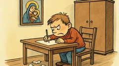 Vtip: Jožko píše list Ježiškovi…