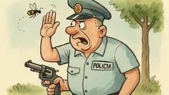 Vtip: Viete, prečo policajti nosia pištoľ?