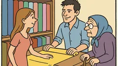 Vtip: Pekná vnučka ide s babkou kupovať látku