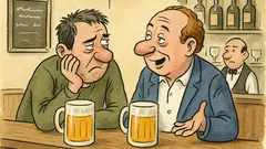 Vtip: Dvaja kamaráti sa opierajú o pult…