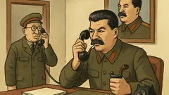 Vtip: Stalin hľadá fajku, Berija už vyšetruje
