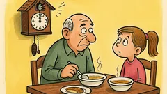 Vtip: Dedo, aj kukučka má obedňajšiu prestávku?